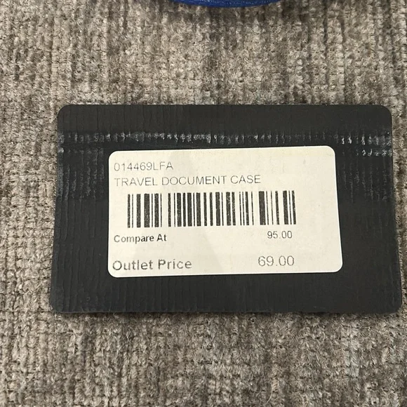 Tumi blue and green travel document case NWT - Picture 2 of 3